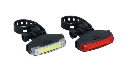 Dresco fiets voor en achterlicht LED