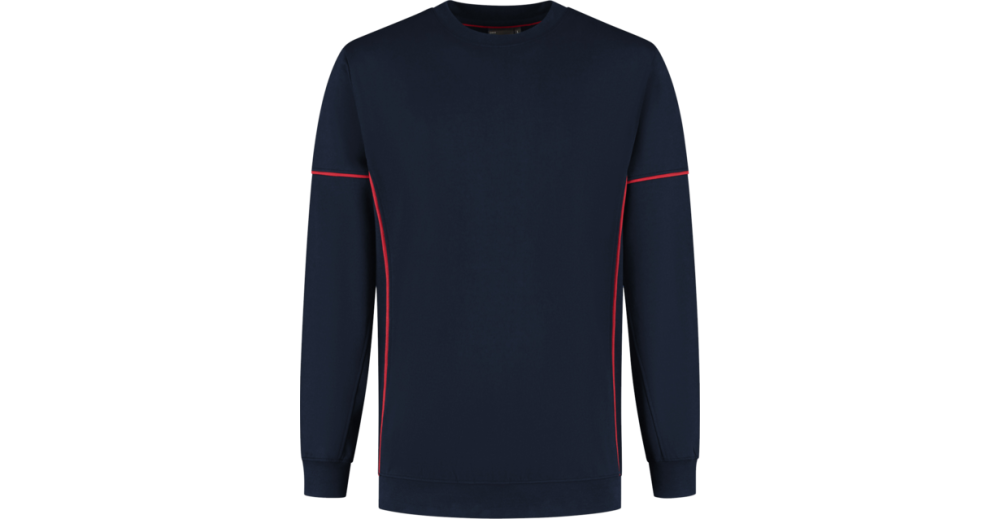 Santino sweater Chris marine/rood S