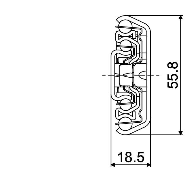Ladegeleider TR5618 ULF-F 400/400mm