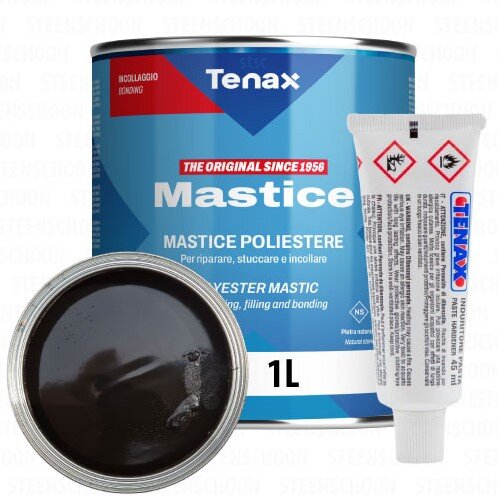 Tenax 2-comp. polyesterlijm 1L + Verharder